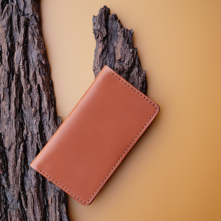 Handmade Wallet made in vegtan leather with 12 card slots and two compartments for currency bills